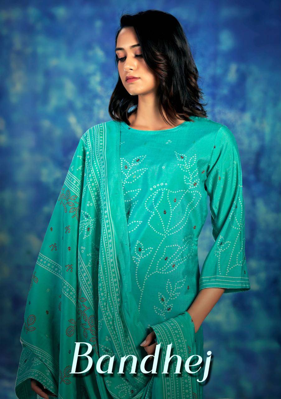 Sargam bandhej Dress material suppliers in Pune